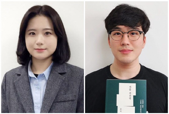 박지현(왼쪽) 더불어민주당 공동비상대책위원장과 황희두 노무현 재단 이사. <박지현, 황희두 SNS>